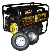 Генератор бензиновый Huter DY6500LX с колёсами и аккумулятором